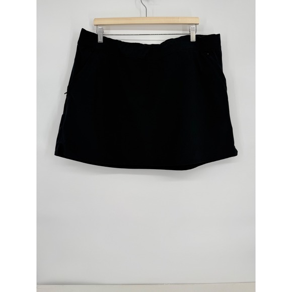 Columbia Skort Sz XXL Black Athletic Outdoor Hiking Activewear Womens - Picture 1 of 10
